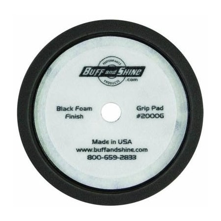 Buff And Shine PAD 8"X2" RECESSED BACK FOAM GRIP MOUNT BUF2000G
